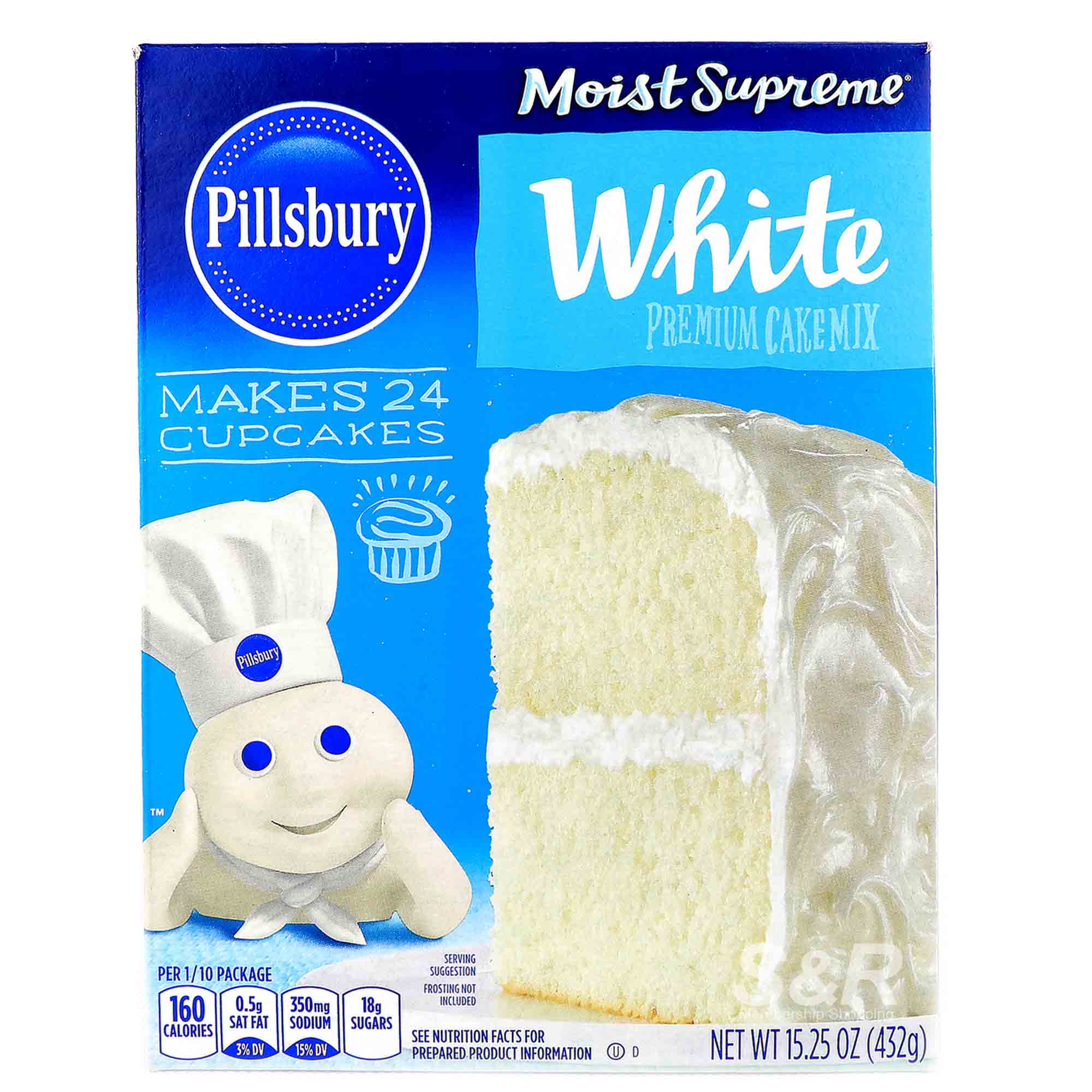 Pillsbury Moist Supreme White Premium Cake Mix 432g Pillsbury Moist Supreme White Premium Cake Mix 432g